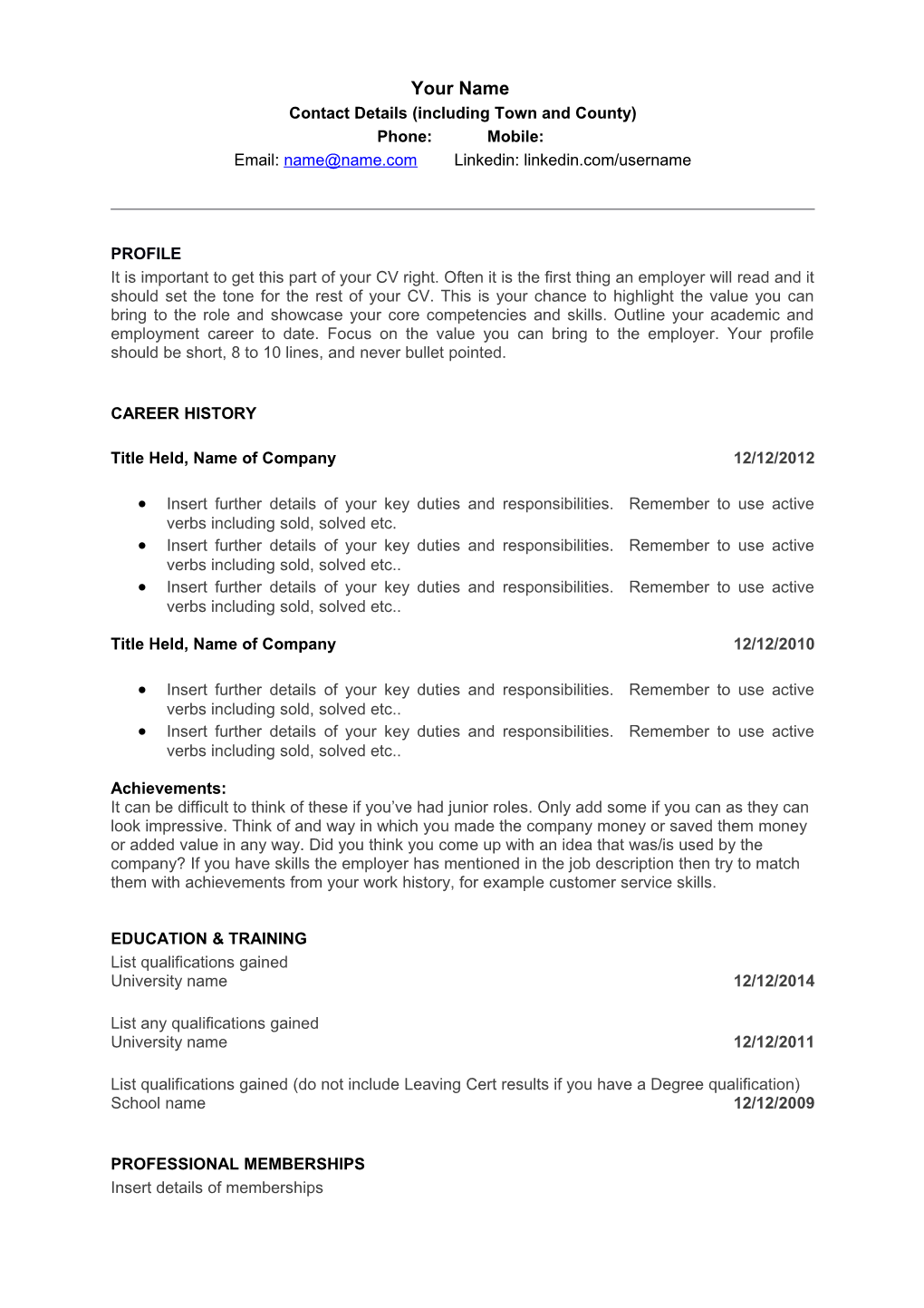 Contact Details (Including Town and County) s2