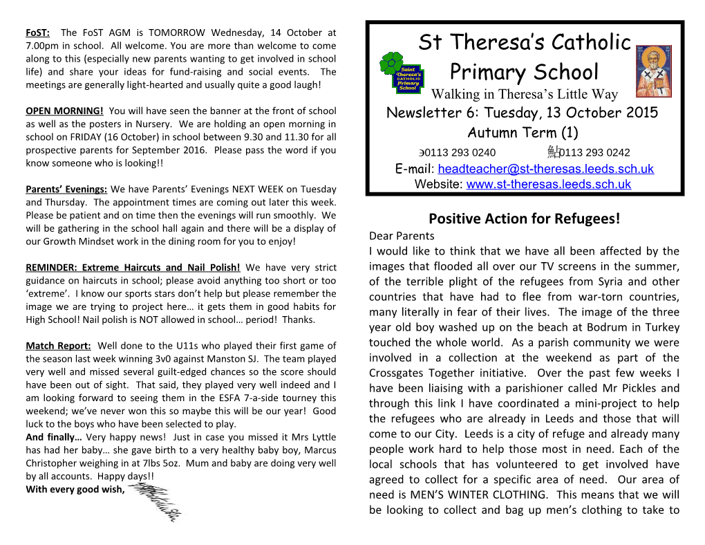 St Theresa S Catholic