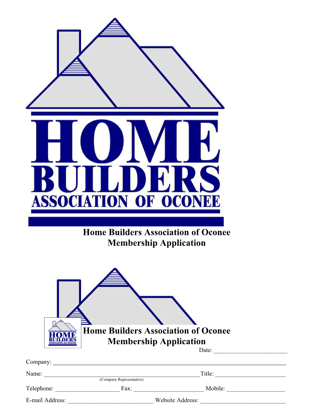 Home Builders Association of Oconee
