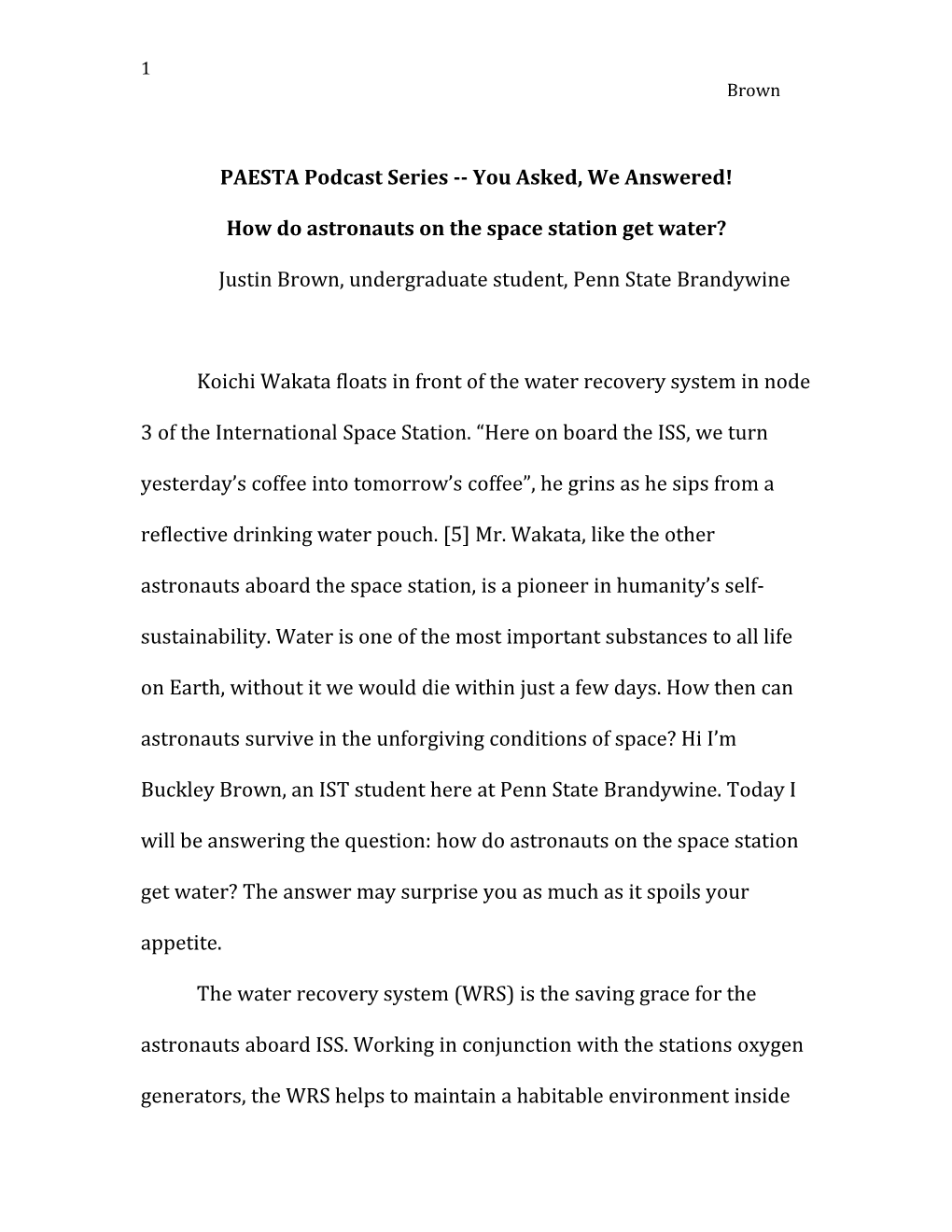 PAESTA Podcast Series You Asked, We Answered! s1