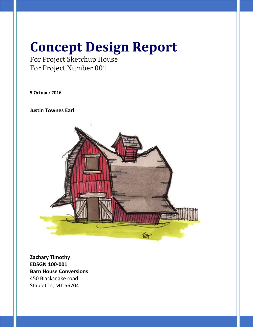 Project Concept Report Template