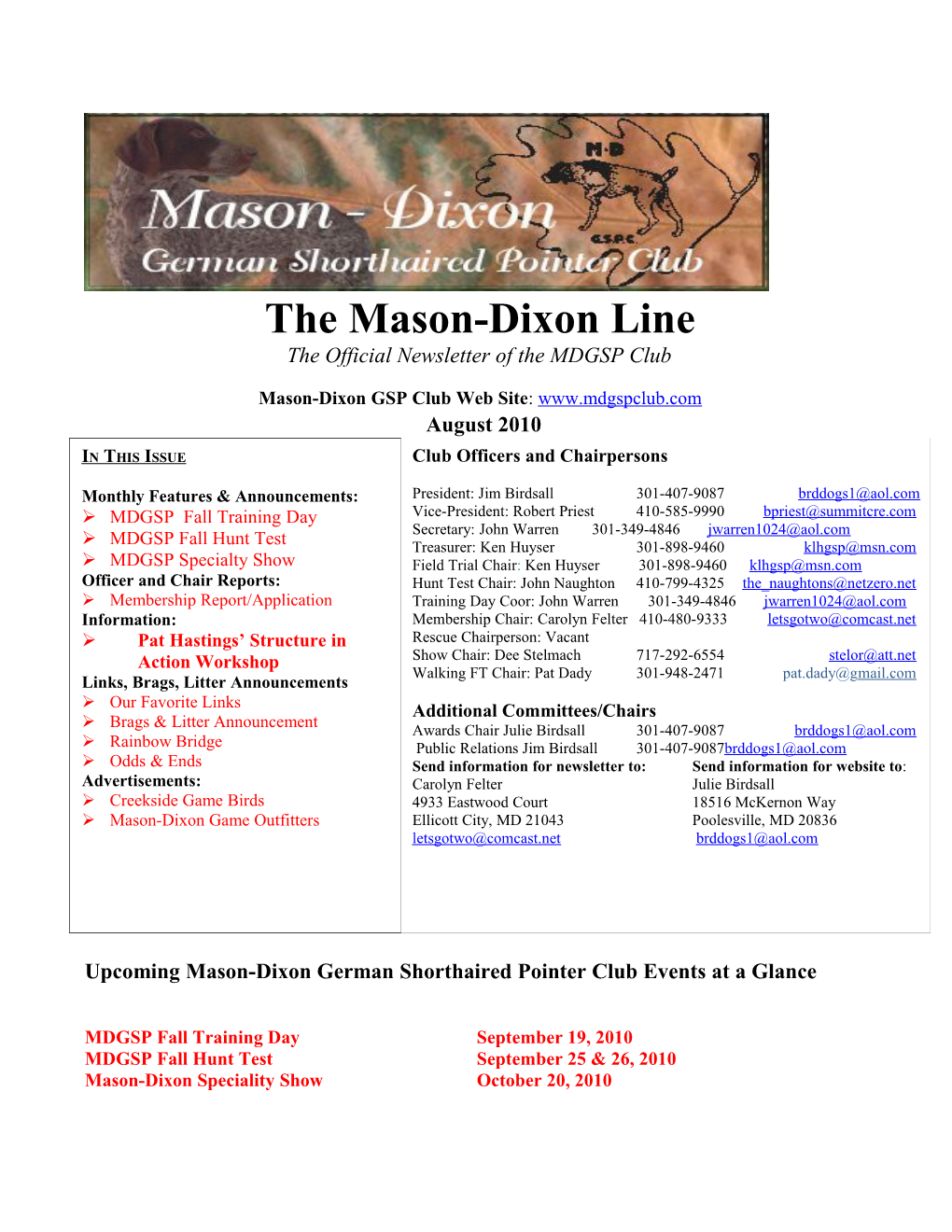 The Mason-Dixon Line s1