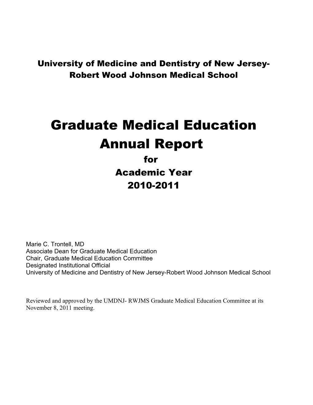 University of Medicine and Dentistry of New Jersey