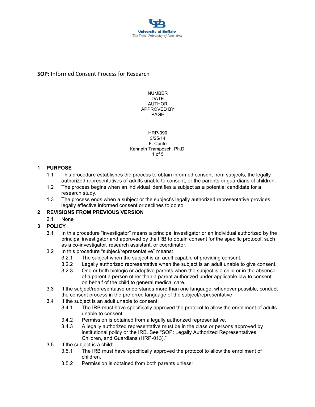 1.2The Process Begins When an Individual Identifies a Subject As a Potential Candidate