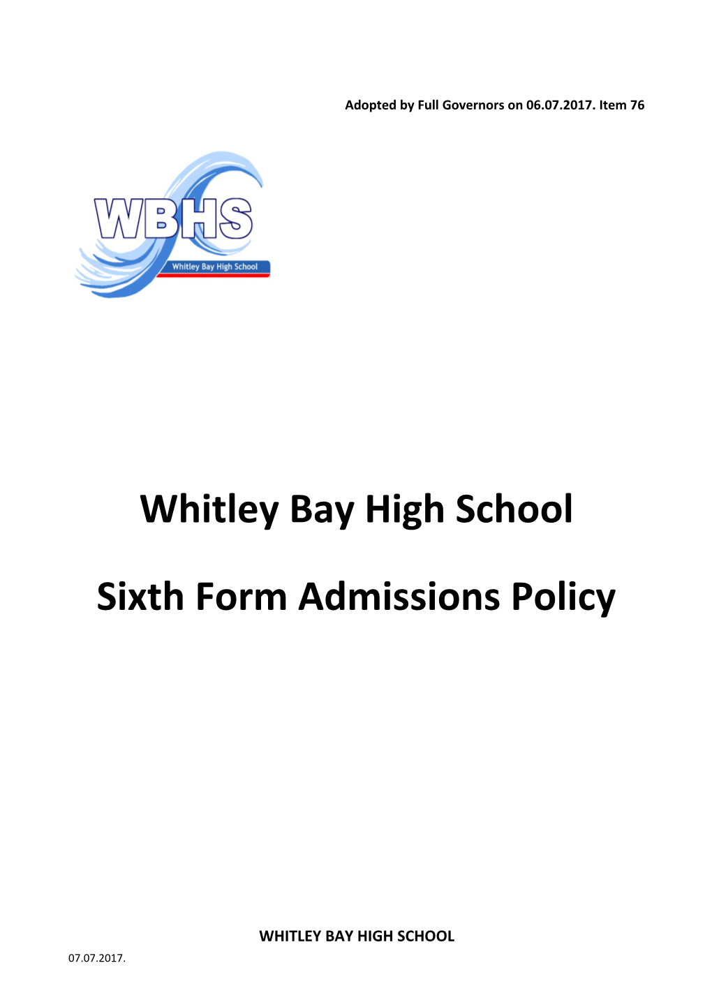 Whitley Bay High School