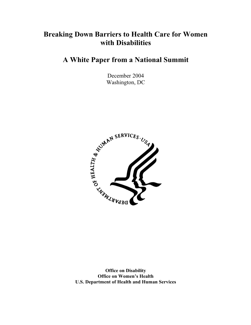 Breaking Down Barriers to Health Care for Women with Disabilities