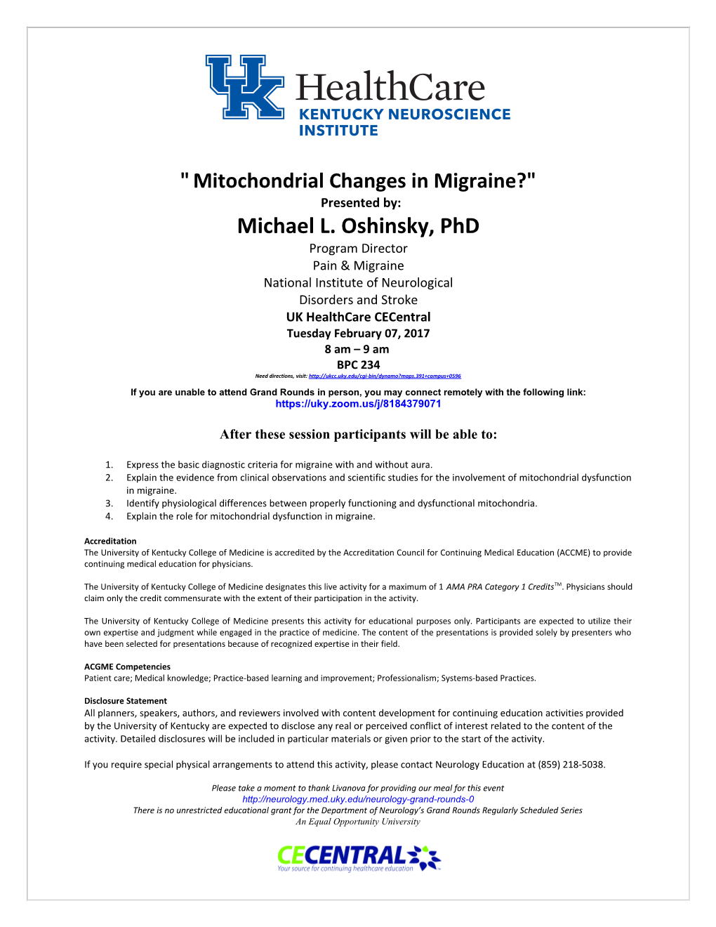 Mitochondrial Changes in Migraine?