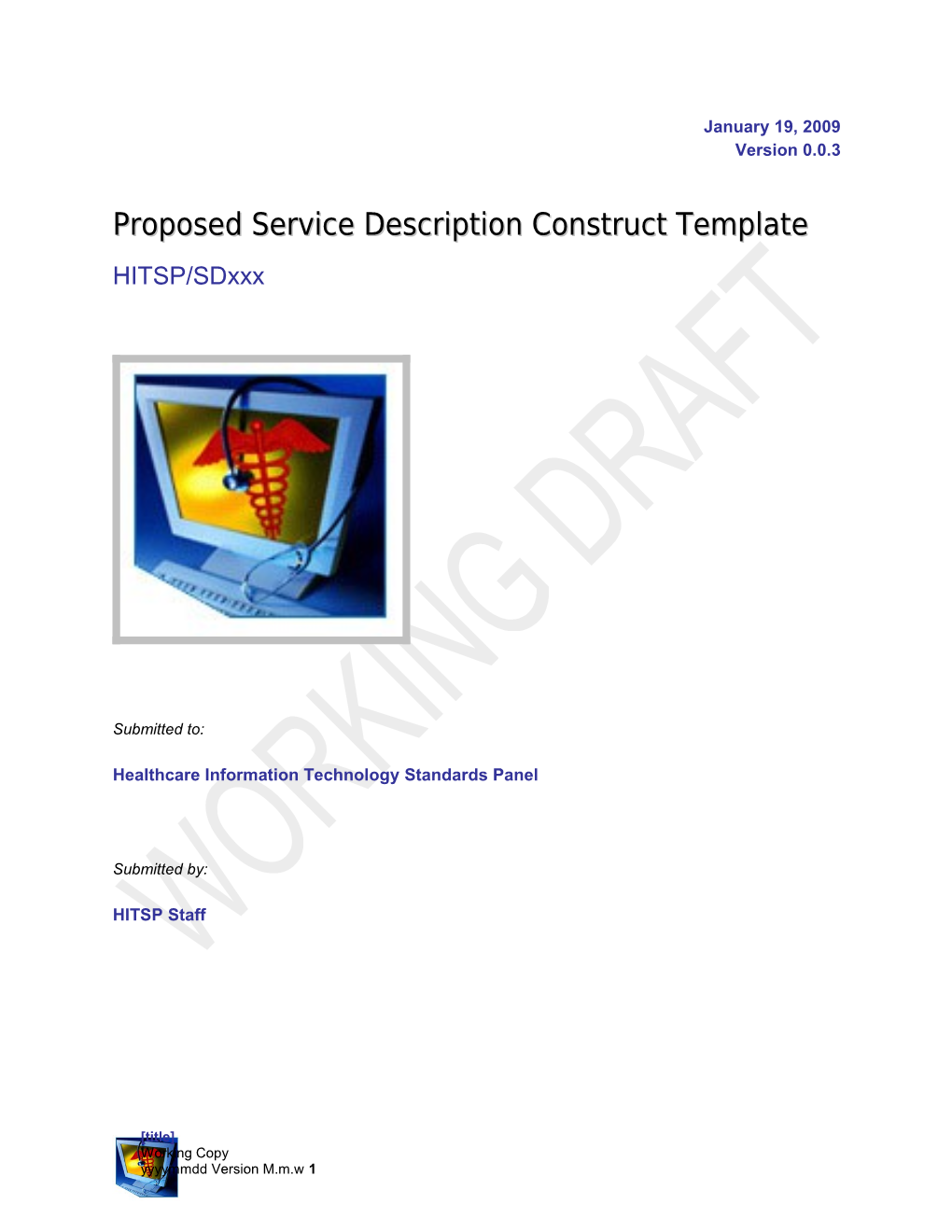 Service Definition Template