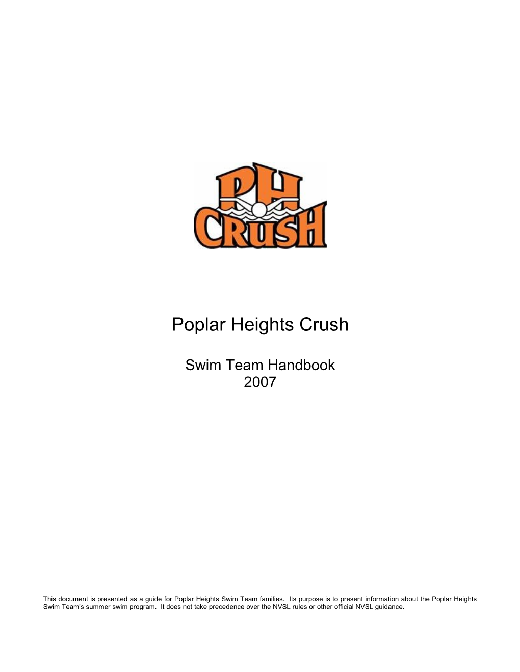 Poplar Heights Crush