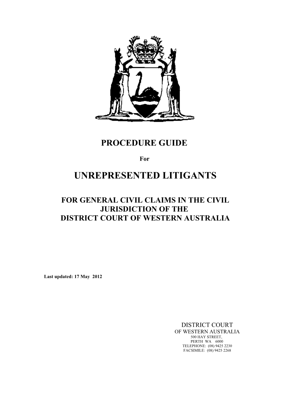 General Civil Claim - Procedure Guide