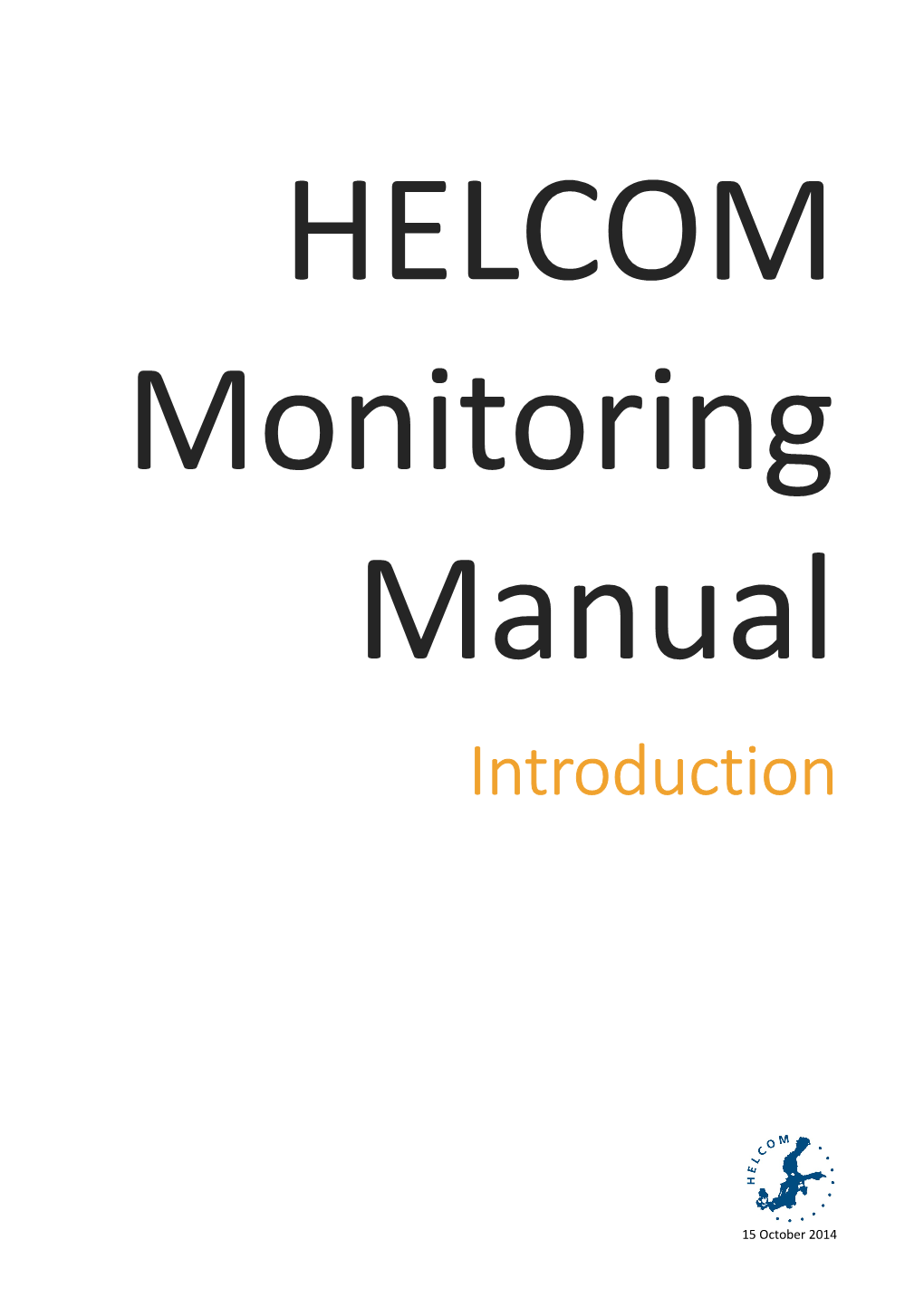 General Description of the HELCOM Monitoring Manual