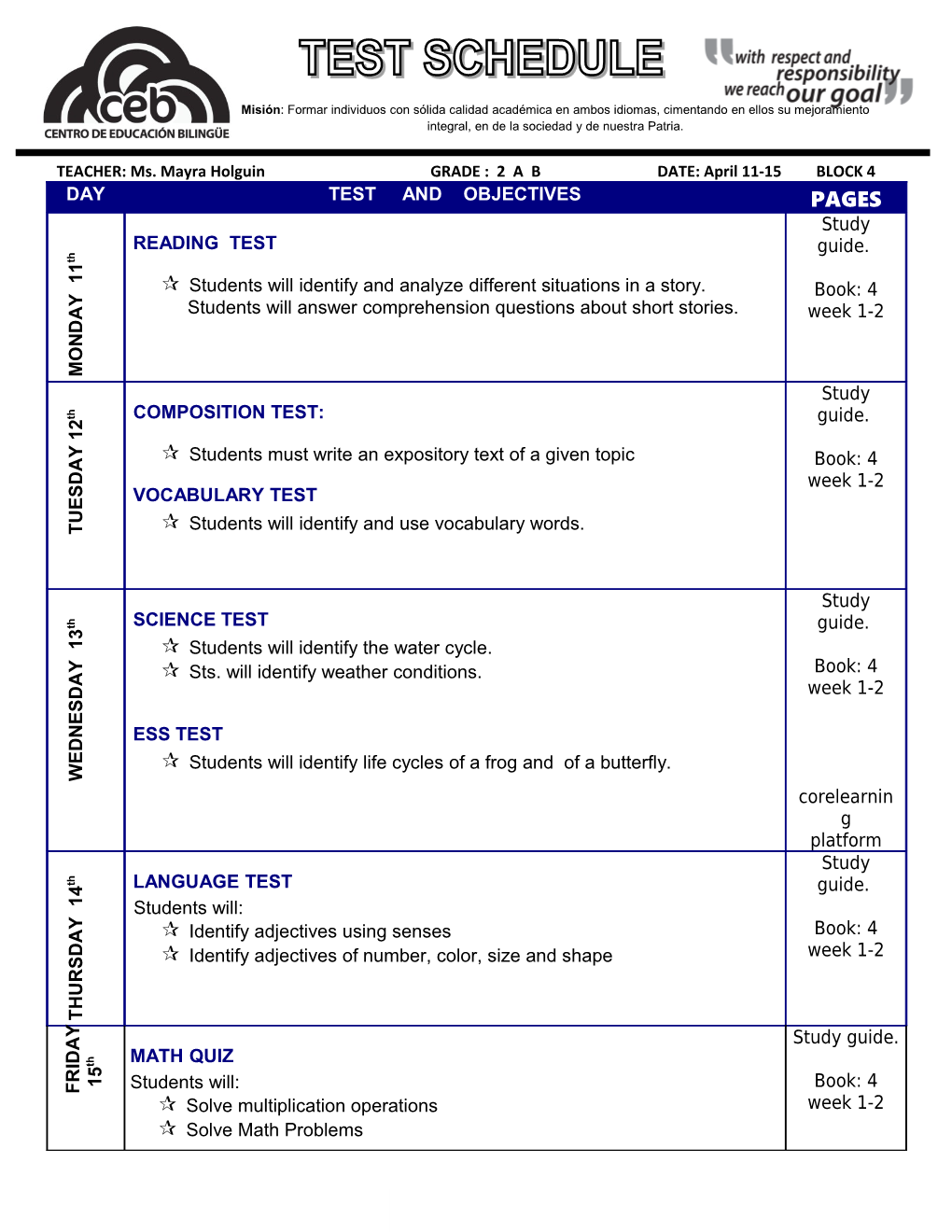 Vocabulary Guide