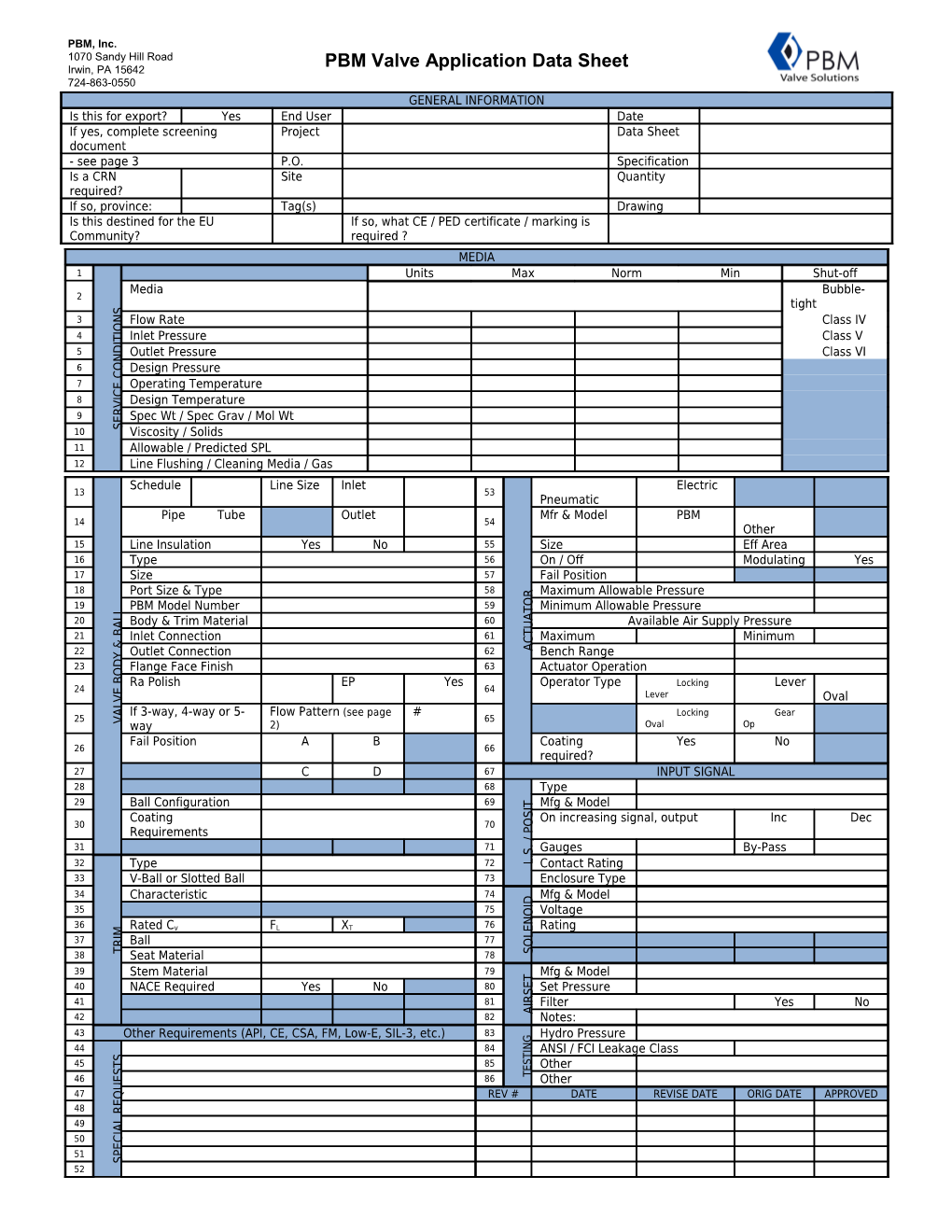 Form 64203.1 Order Quote Screening Form 10-18-06