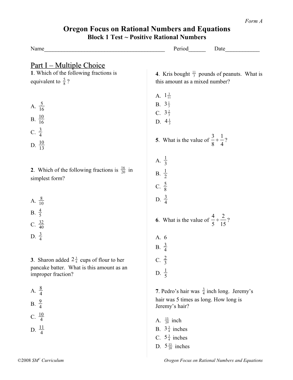 Math Cim Assessment Practice Test