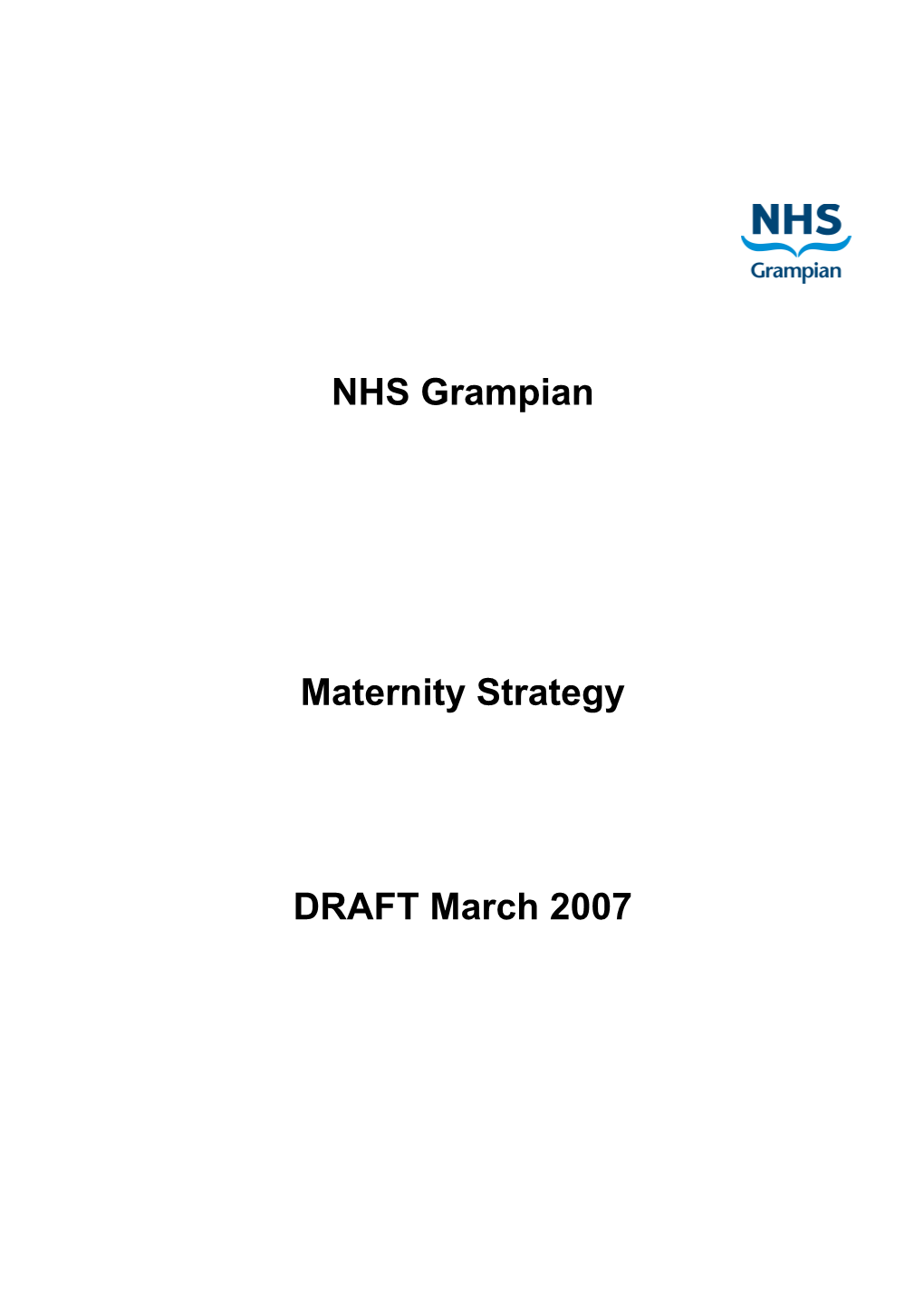 Maternity Strategy for Grampian