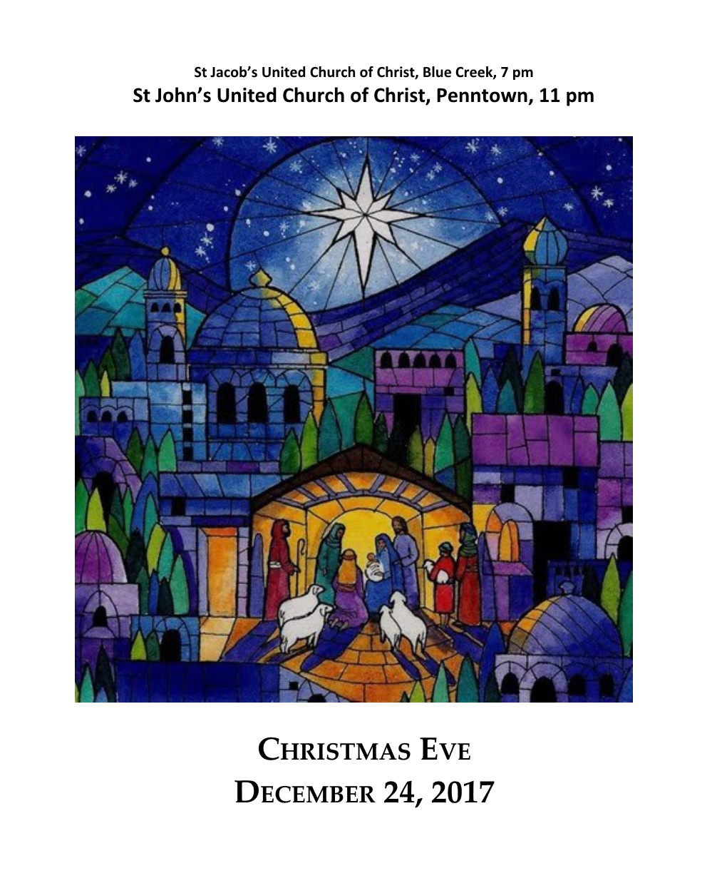 St Jacob S United Church of Christ, Blue Creek, 7 Pm