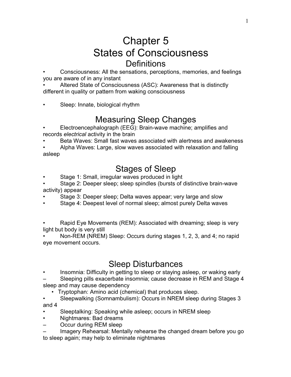 Chapter 5States of Consciousness