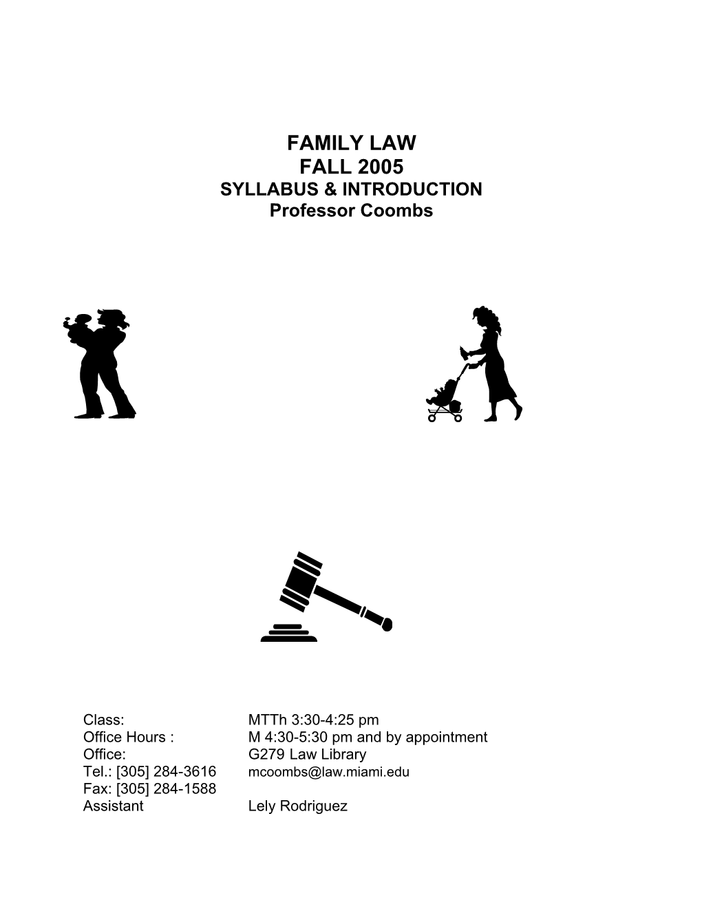 Family Law Syllabusprofessor Coombs