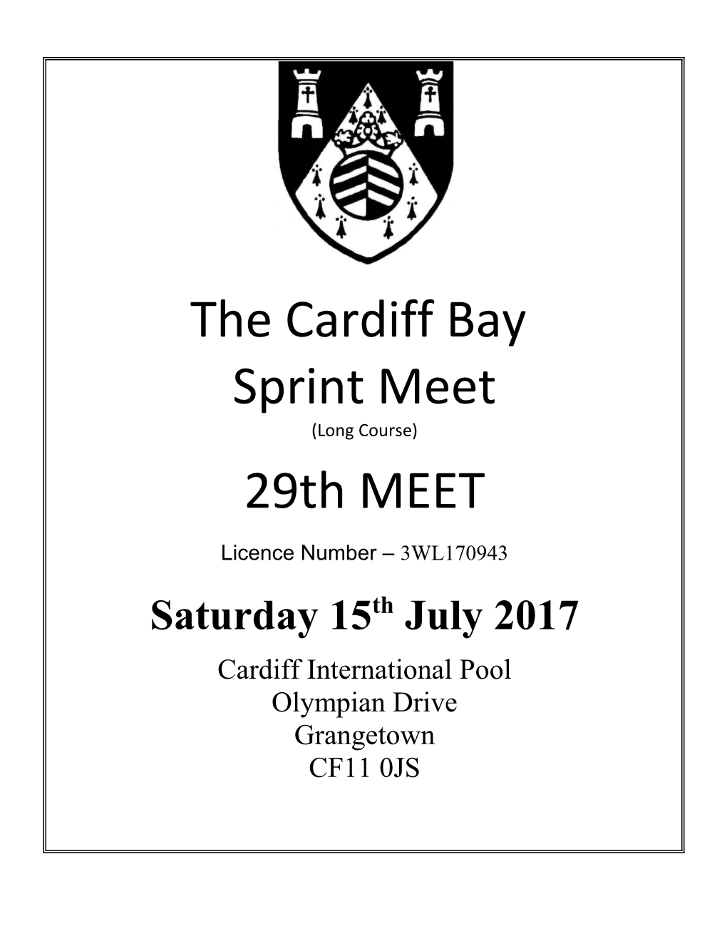CARDIFF & the VALE ASA SPRINT MEET 14Th /15Th JULY 2001