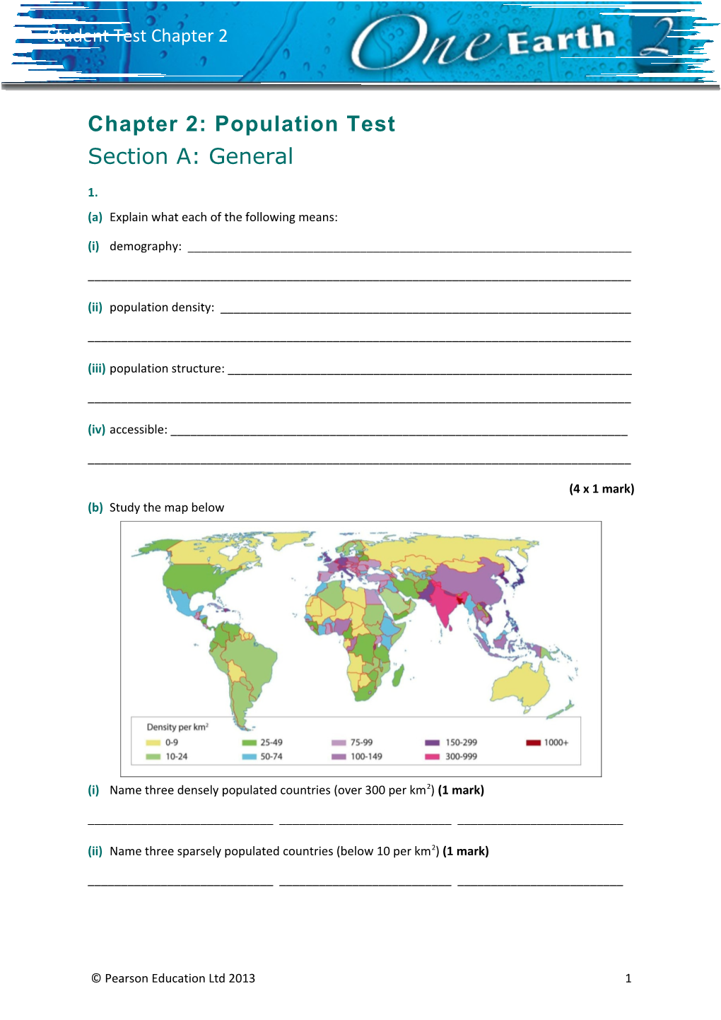 Chapter 2: Populationtest