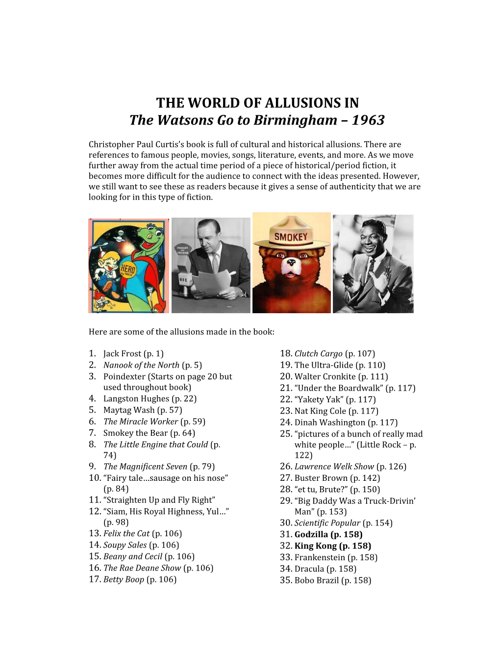 The World of Allusions In