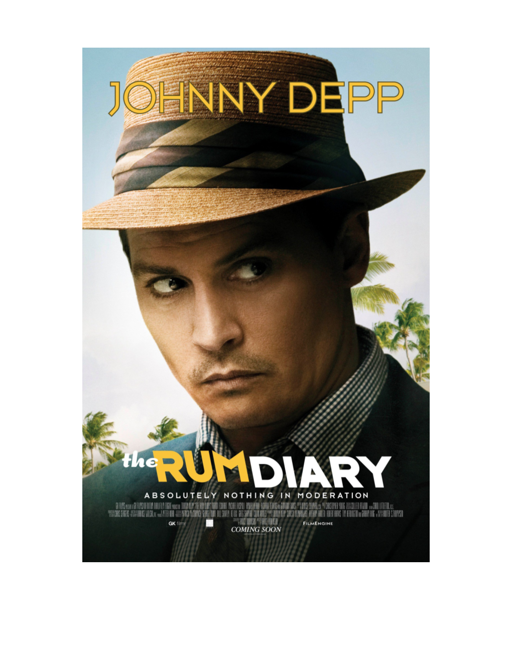 The Rum Diary Production Notes