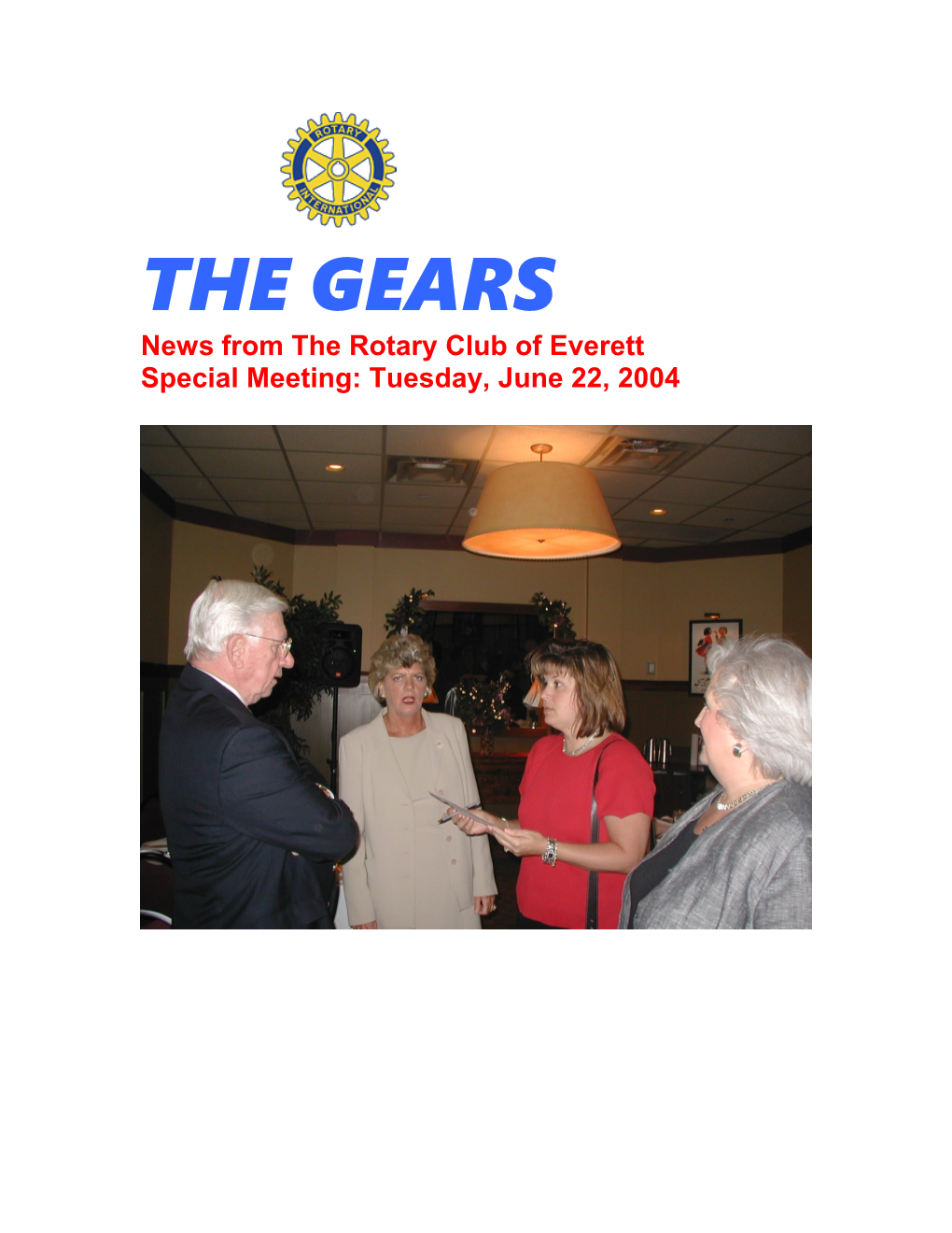 News from the Rotary Club of Everett