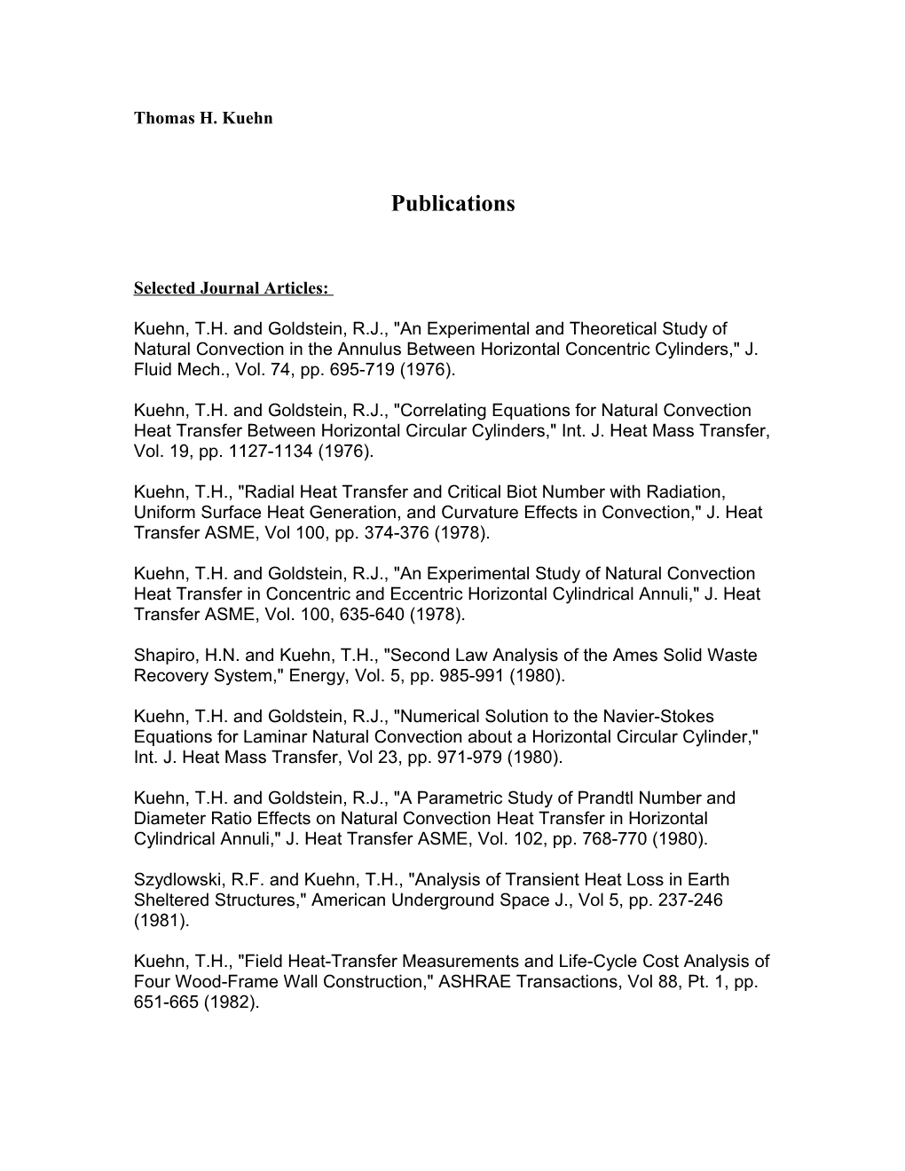 Selected Journal Articles