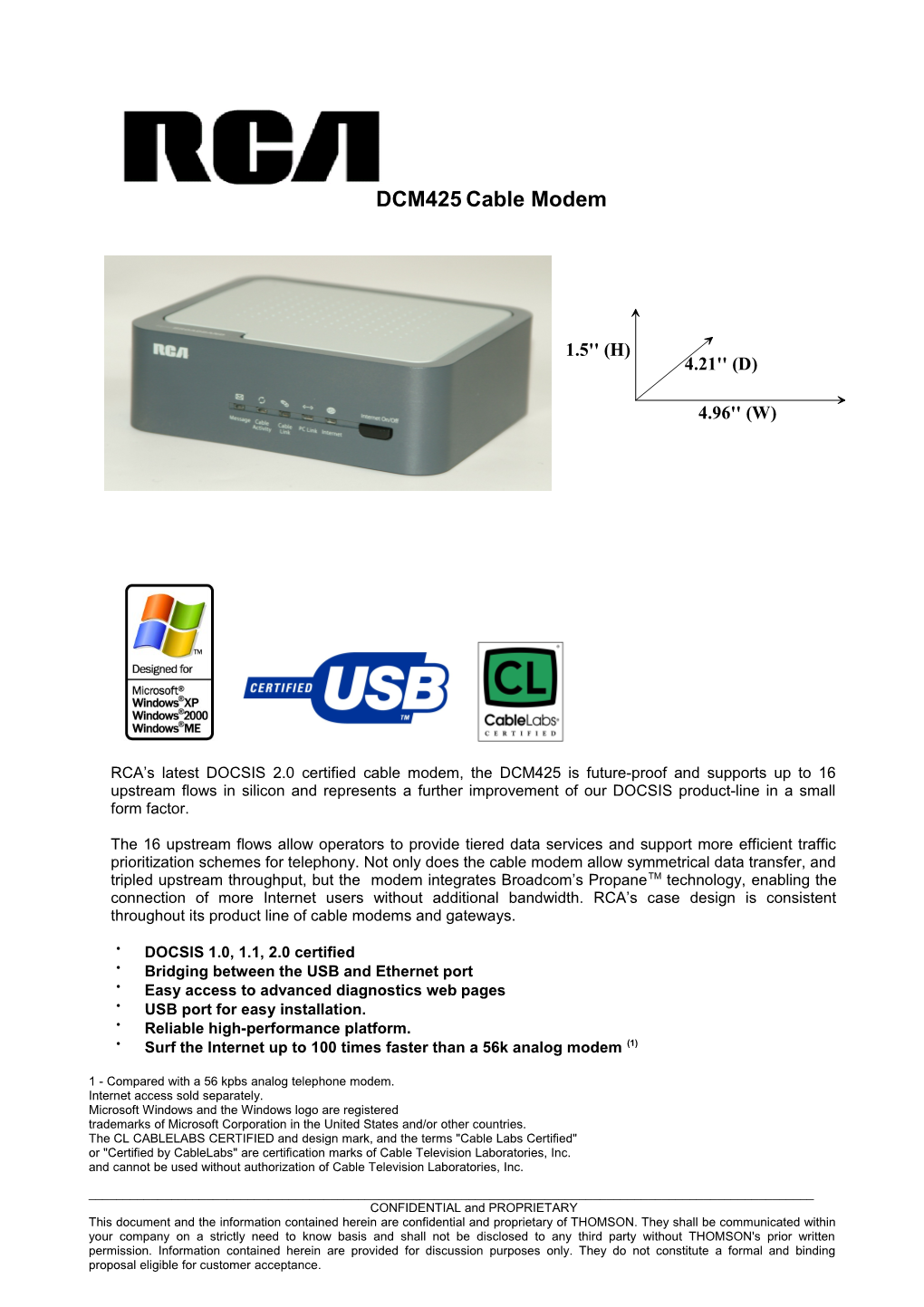 Digital Cable Modem