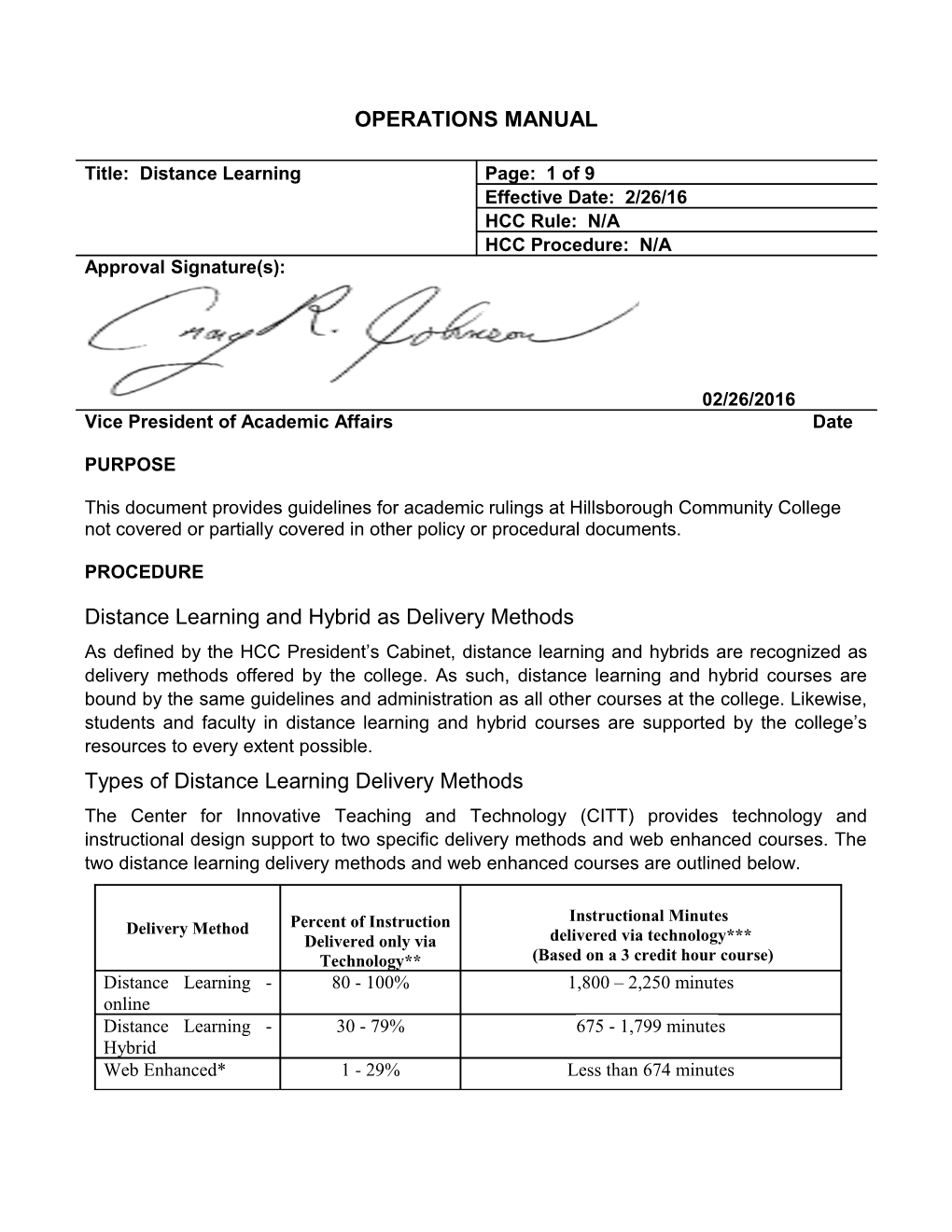 Instructional Office Hours Procedure 3