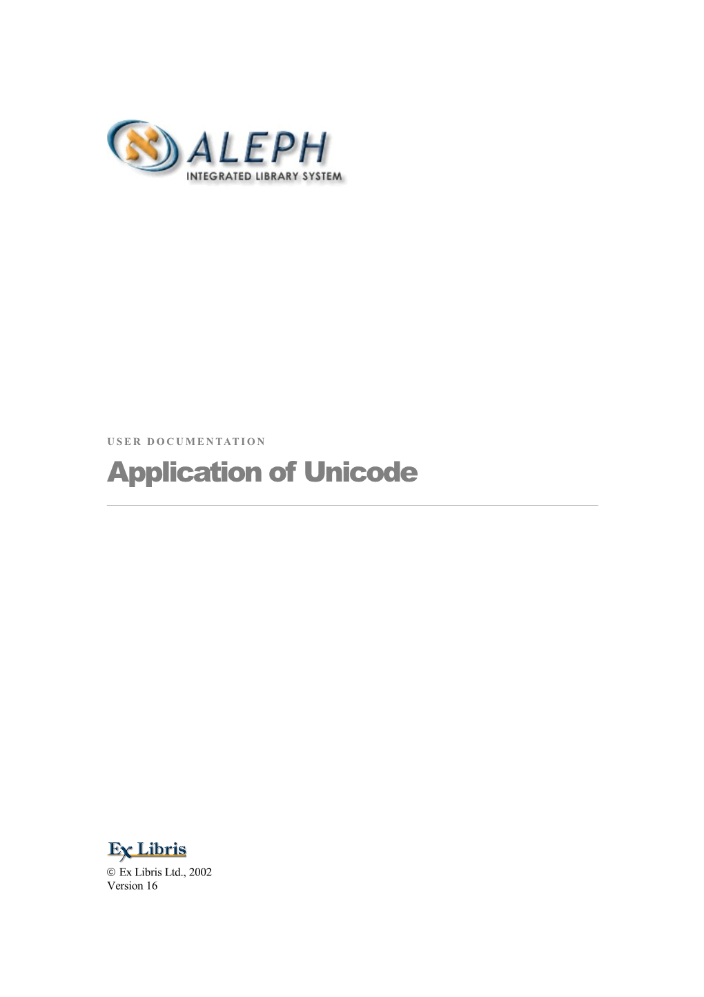 Application of Unicode