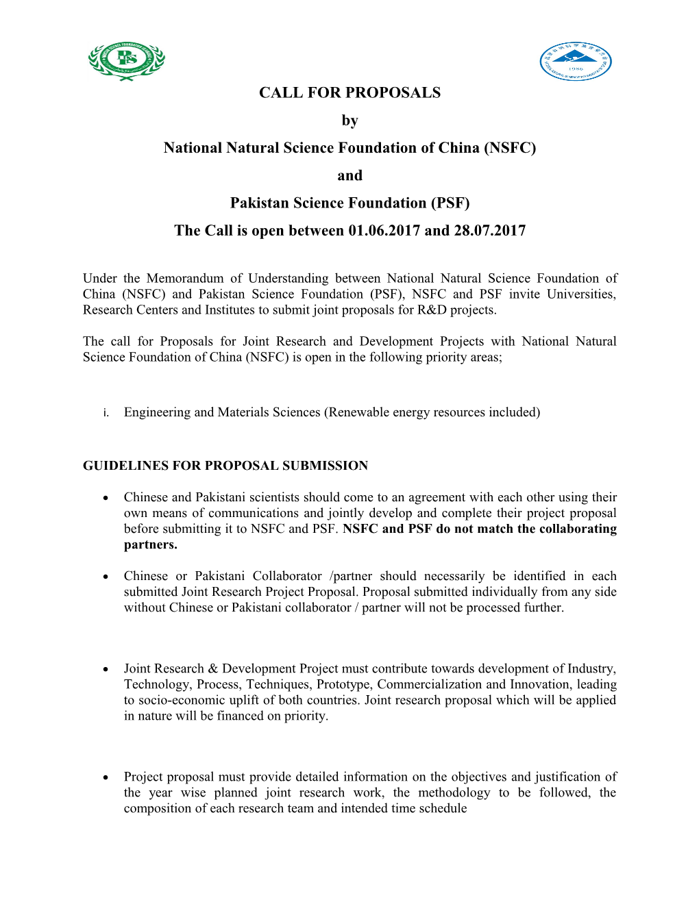 National Natural Science Foundation of China (NSFC)