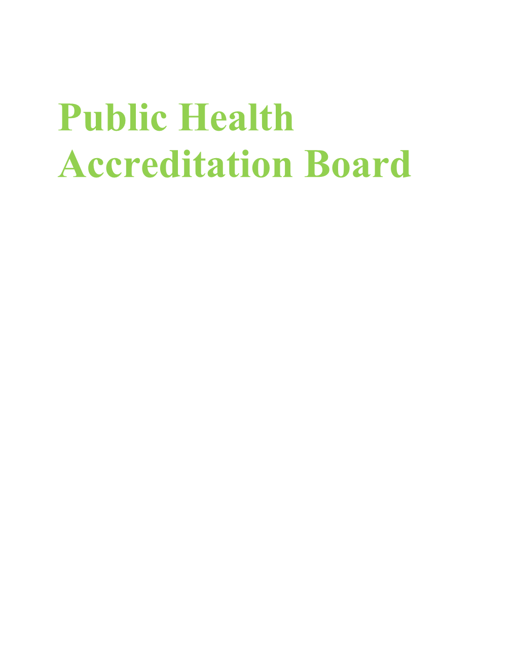 Accreditation Board