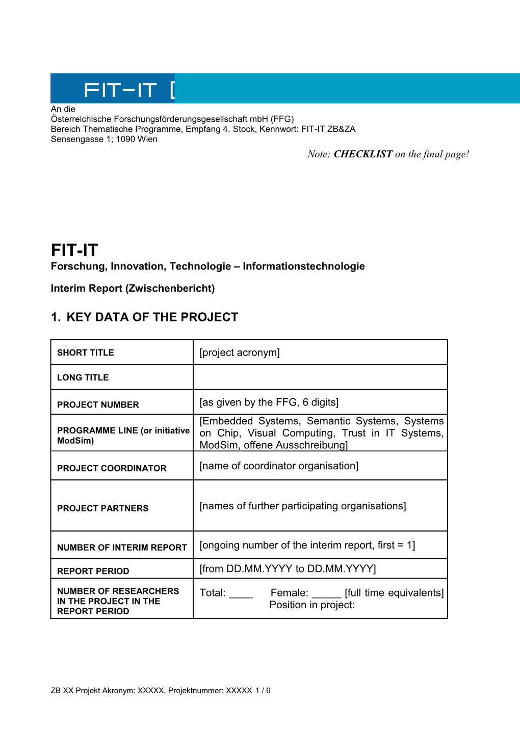 Forschung, Innovation, Technologie Informationstechnologie