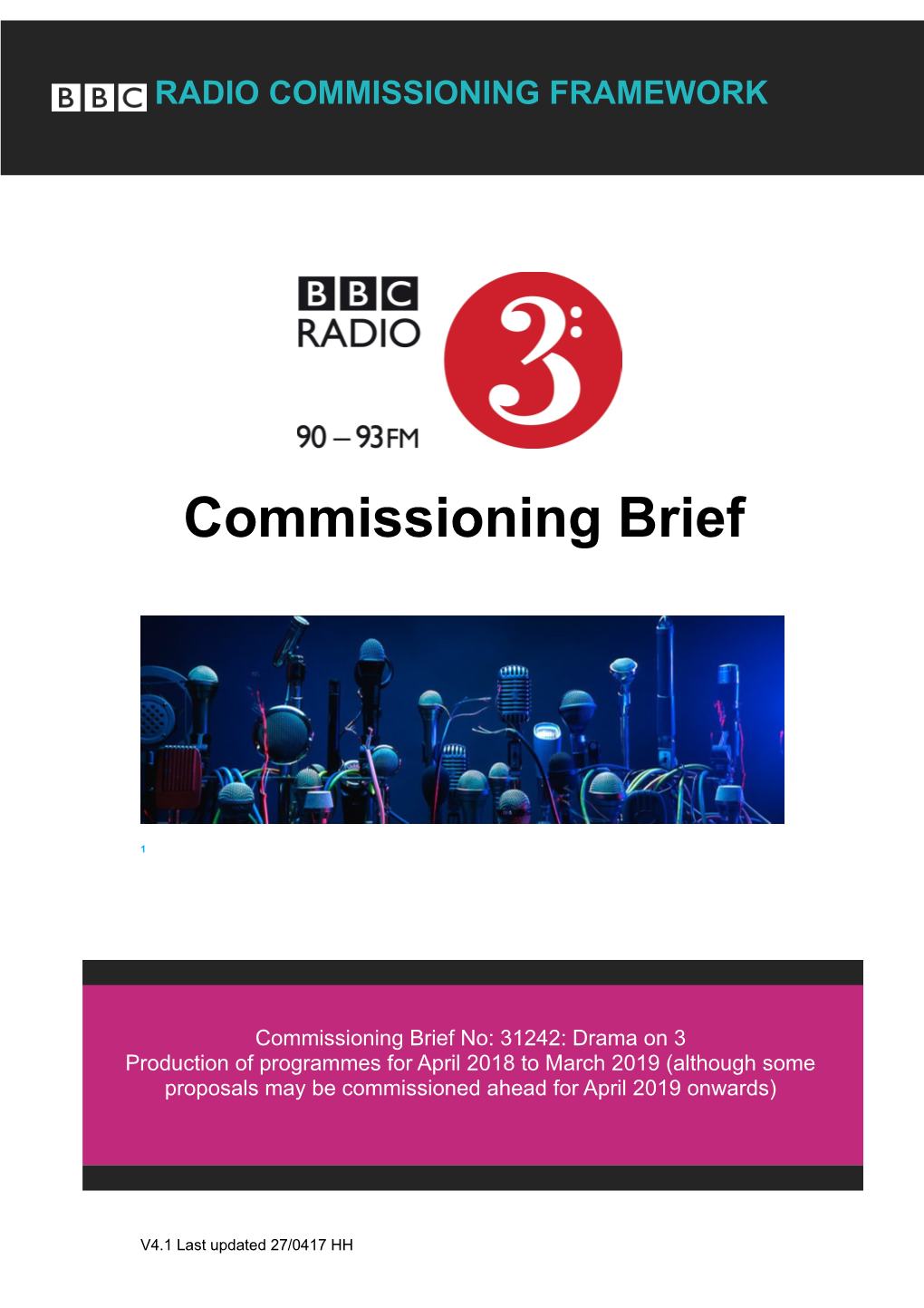 Section B: the Commissioning Process