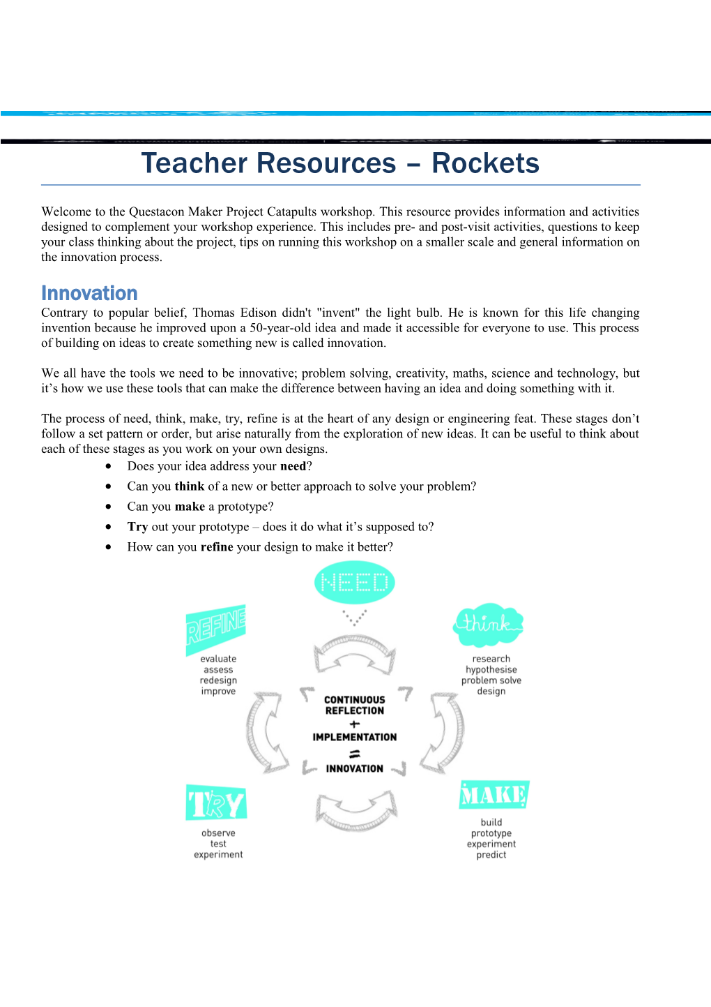 Teacher Resources Rockets