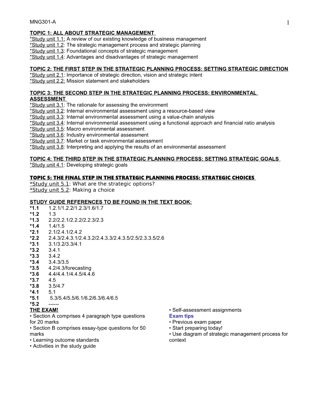 Strategic Management in the Cintext of Existing Management Principles