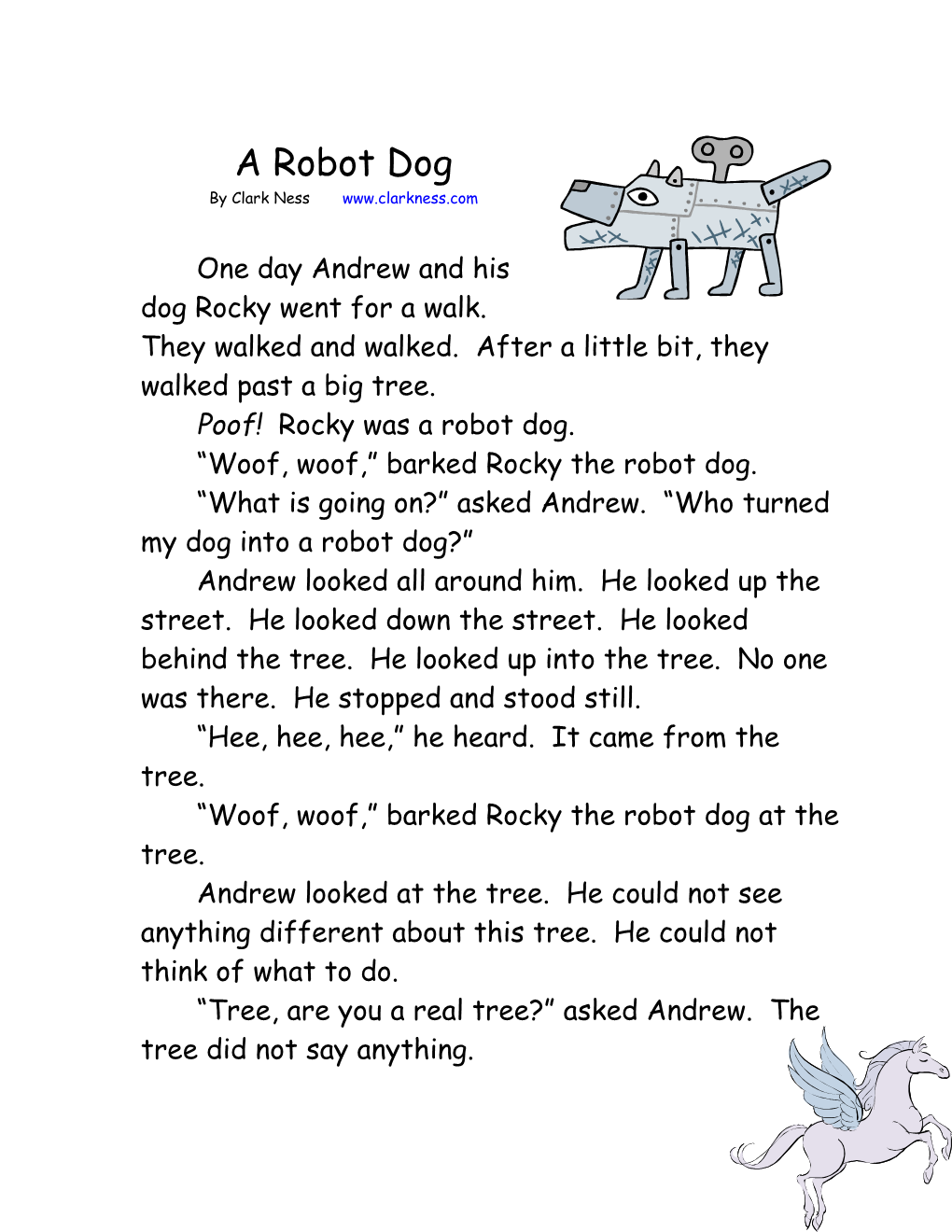 Poof! Rocky Was a Robot Dog