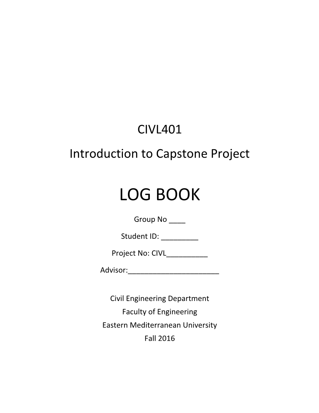 Introduction to Capstone Project