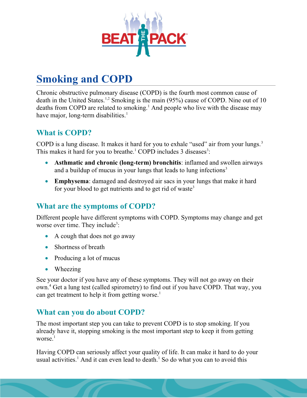 Smoking and COPD