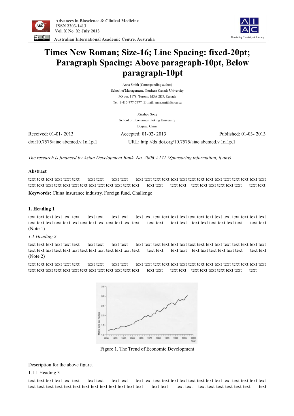 Times New Roman; Size-16; Line Spacing: Fixed-20Pt; Paragraph Spacing: Above Paragraph-10Pt