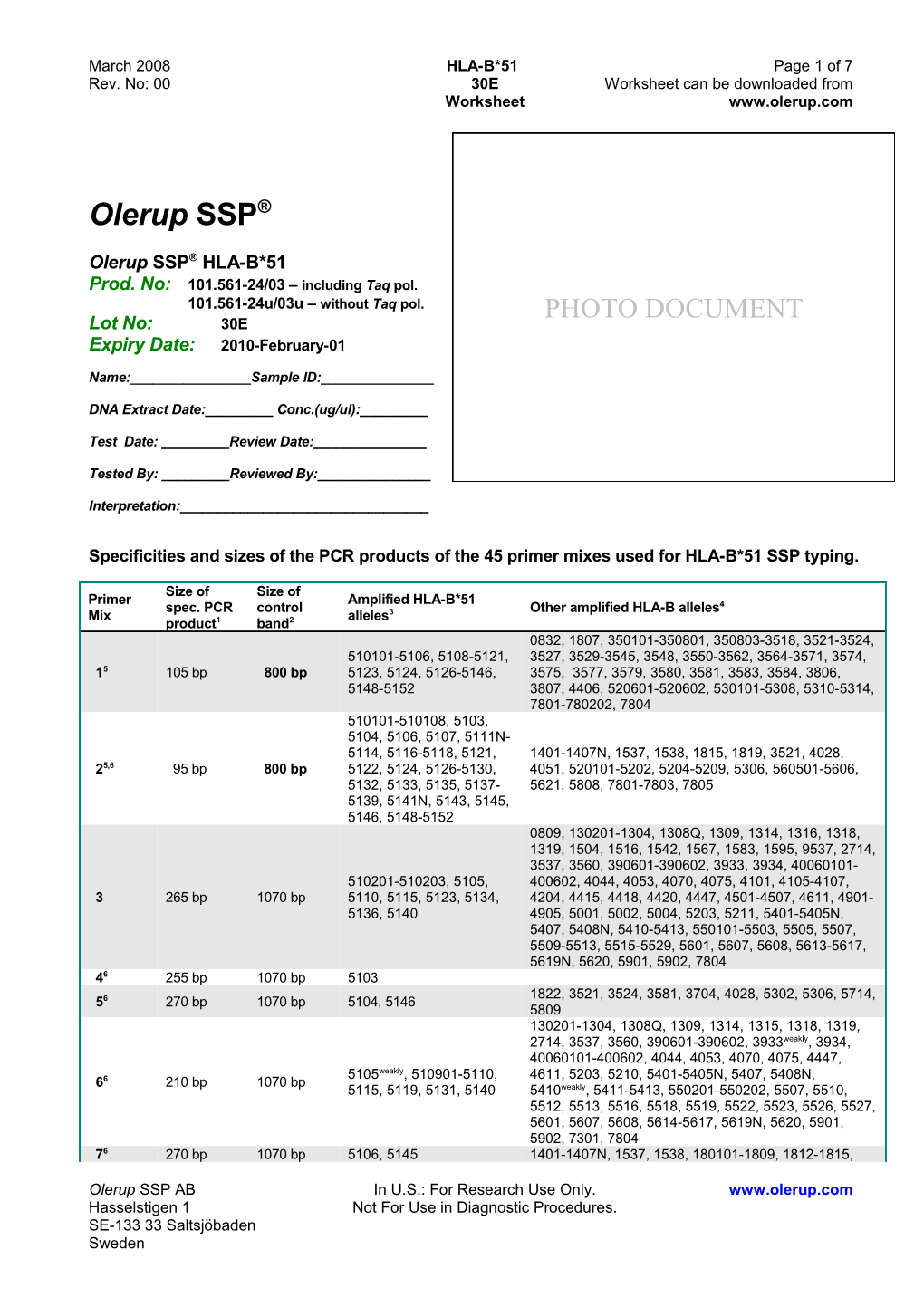 Rev. No: 0030Eworksheet Can Be Downloaded From