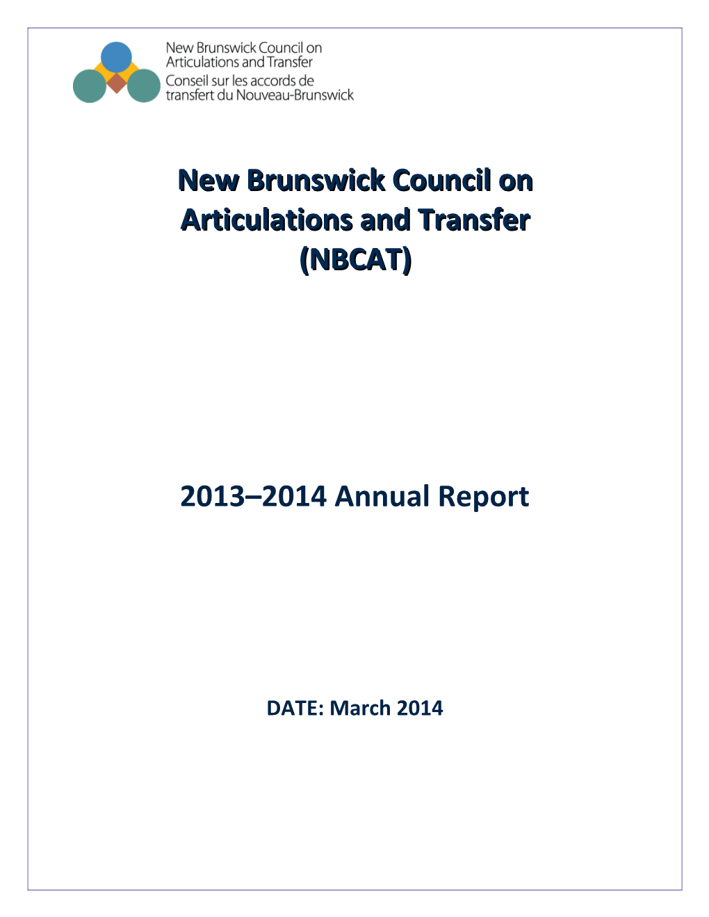 New Brunswick Council On