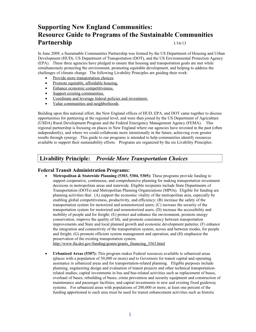 List of Potential Projects That EPA/A&P2 Could Partner on Related to Stormwater-Low Impact