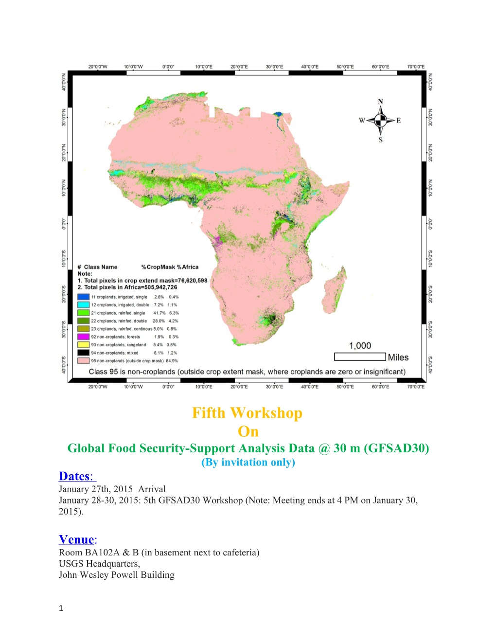 Global Food Security-Support Analysis Data 30 M (GFSAD30)
