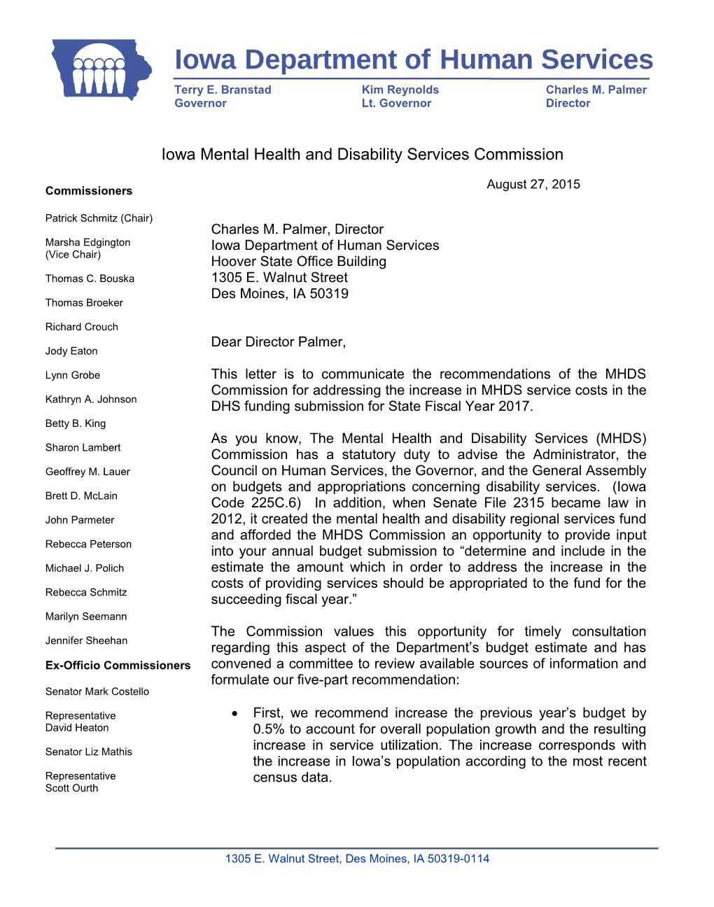Iowa Mental Health and Disability Services Commission