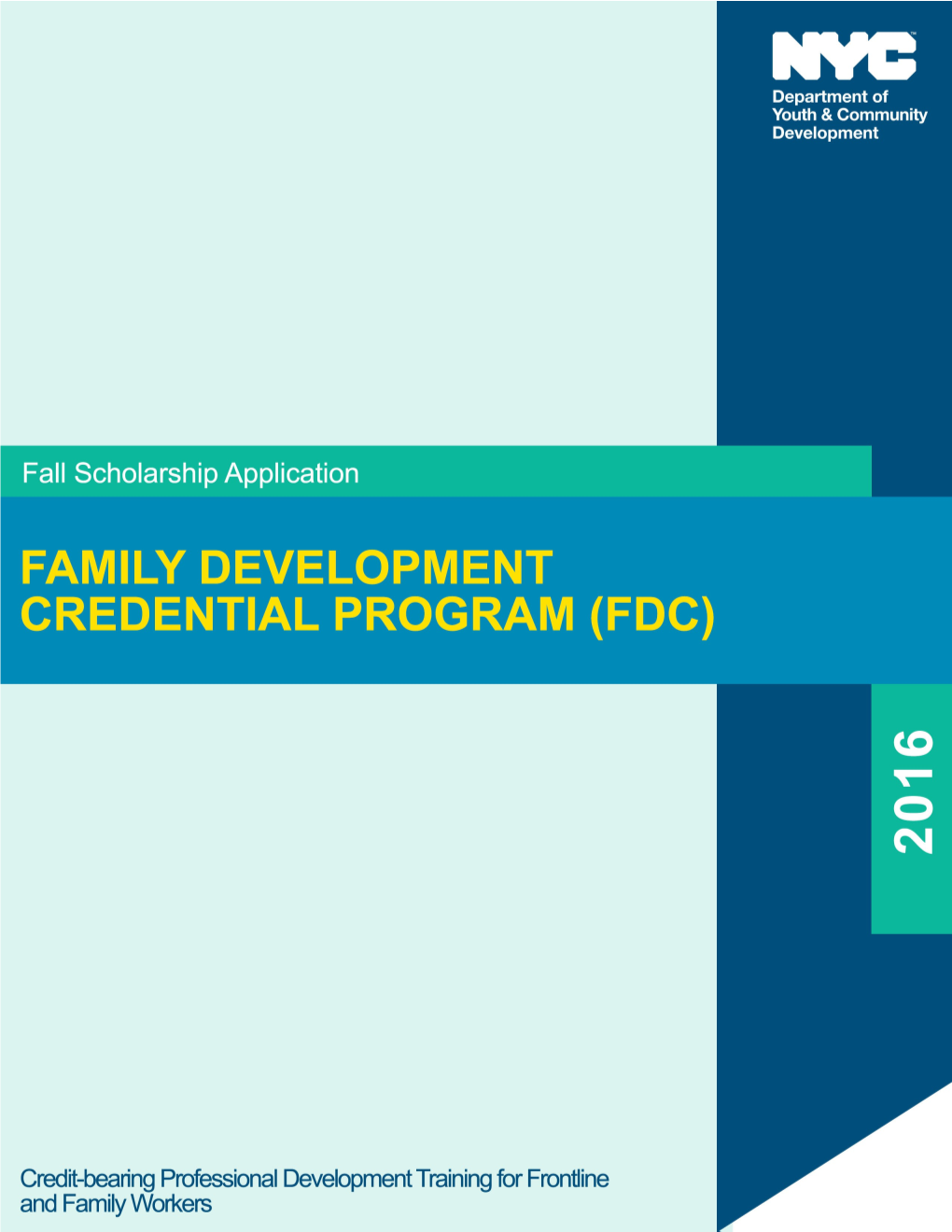 Welcome to the Family Development Credential Program (FDC)