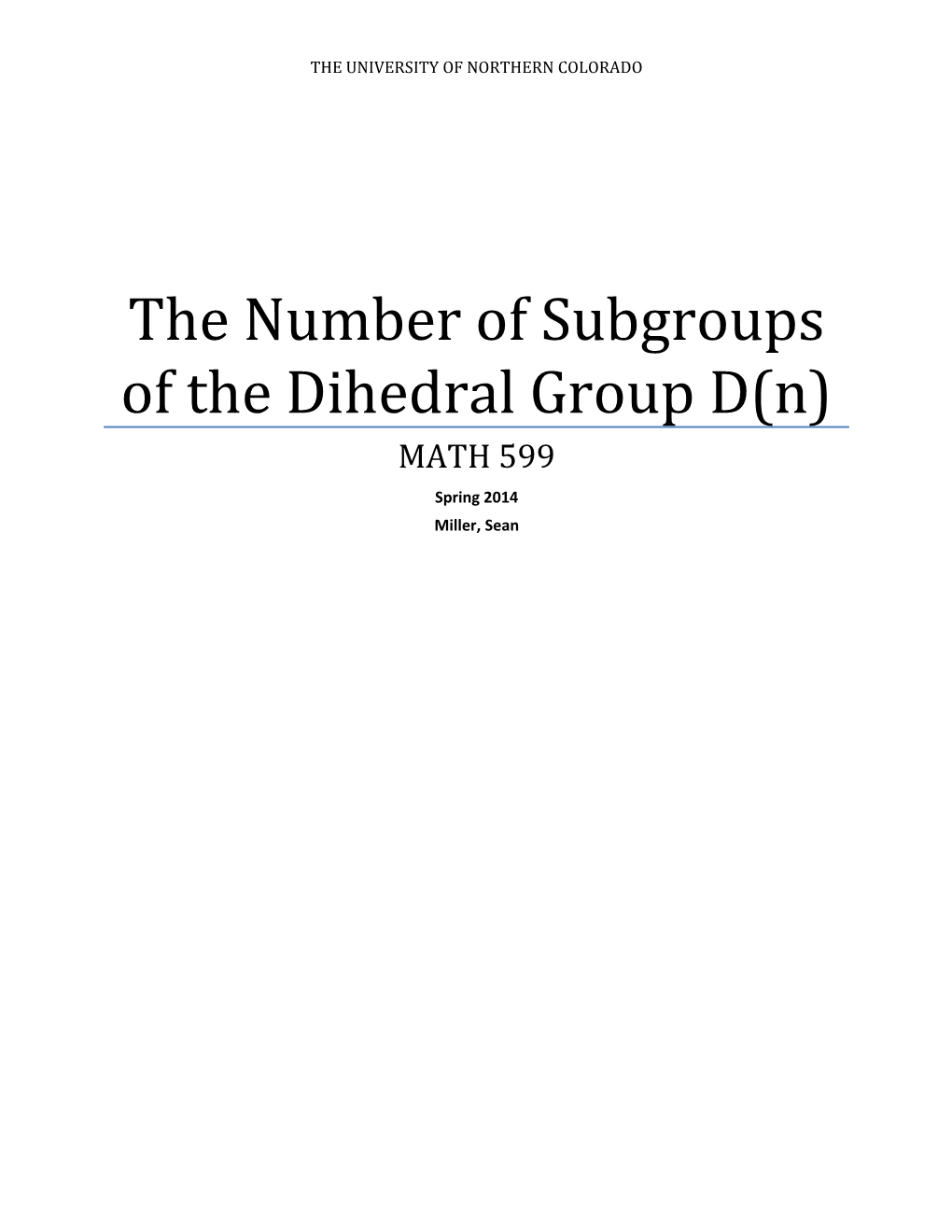 The Number of Subgroups of the Dihedral Group D(N)