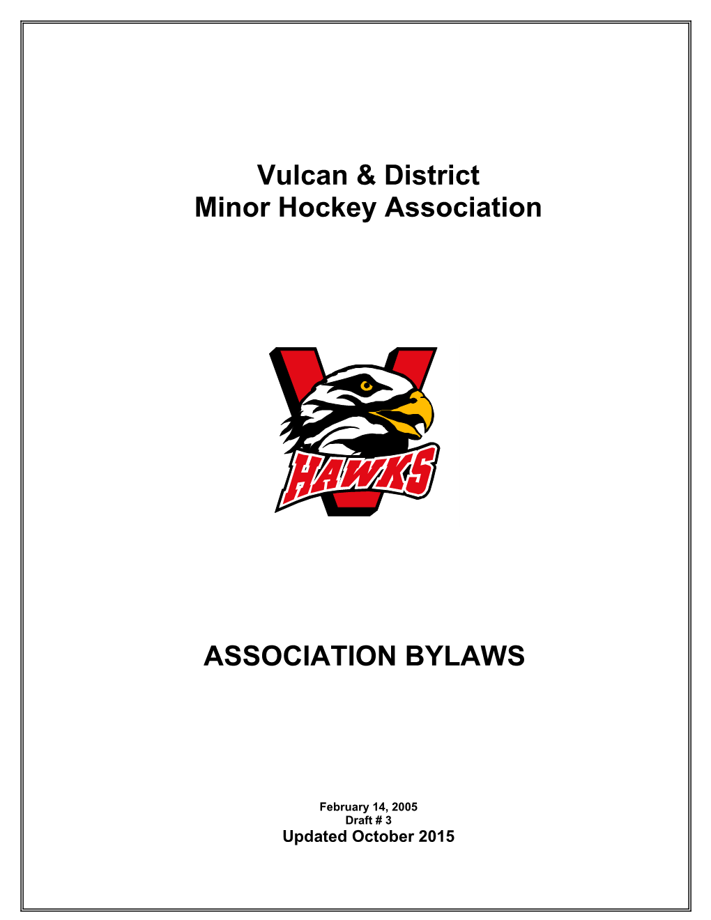 Vulcan Minor Hockey Association