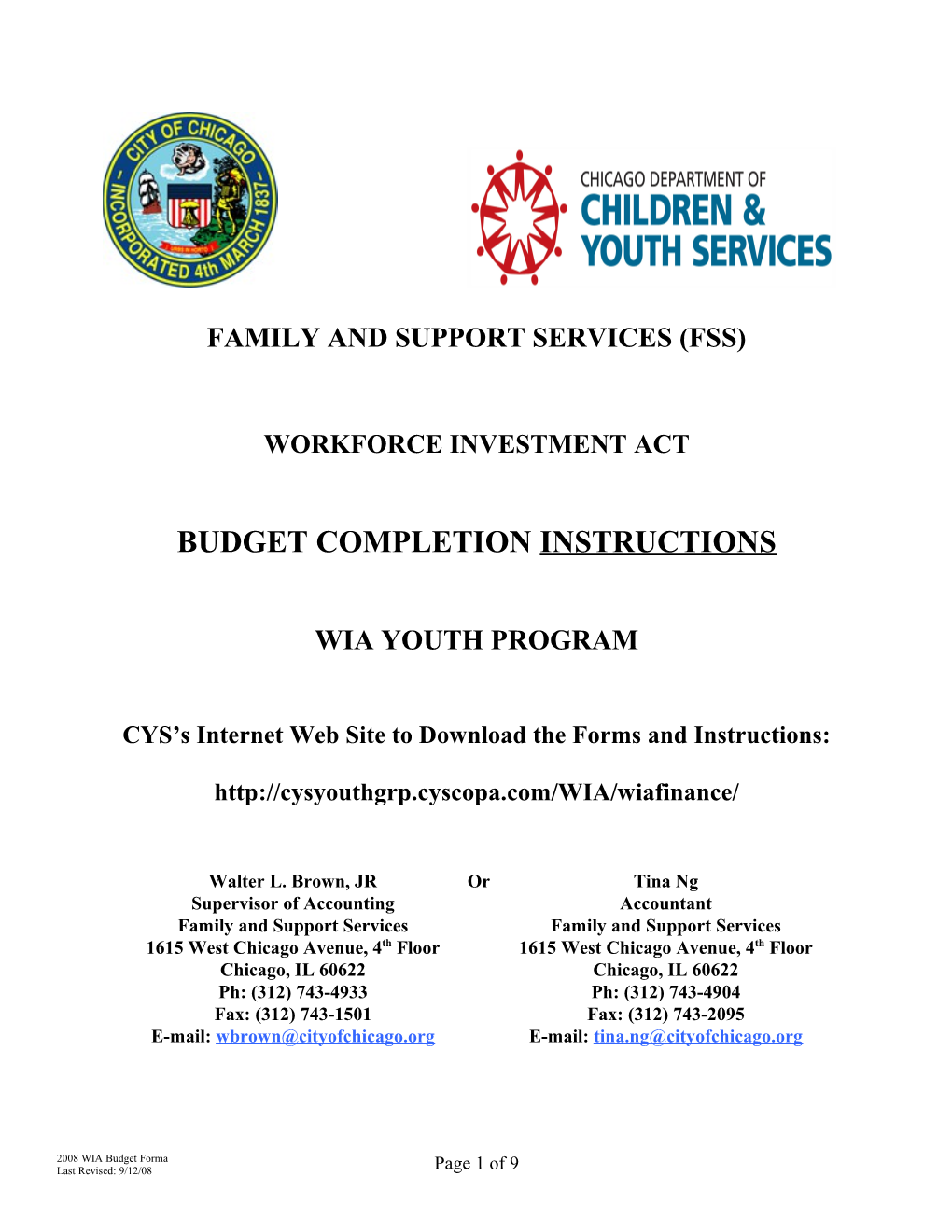 Family and Support Services (Fss)